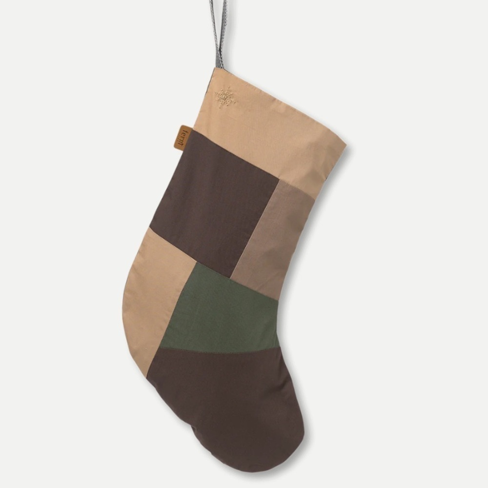 Ferm Living Patchwork Christmas Stocking‎